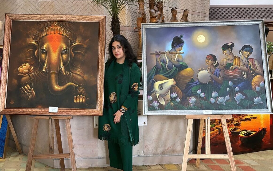 Gold, Gods and Abstraction: Inside Parijat Kanhai’s World